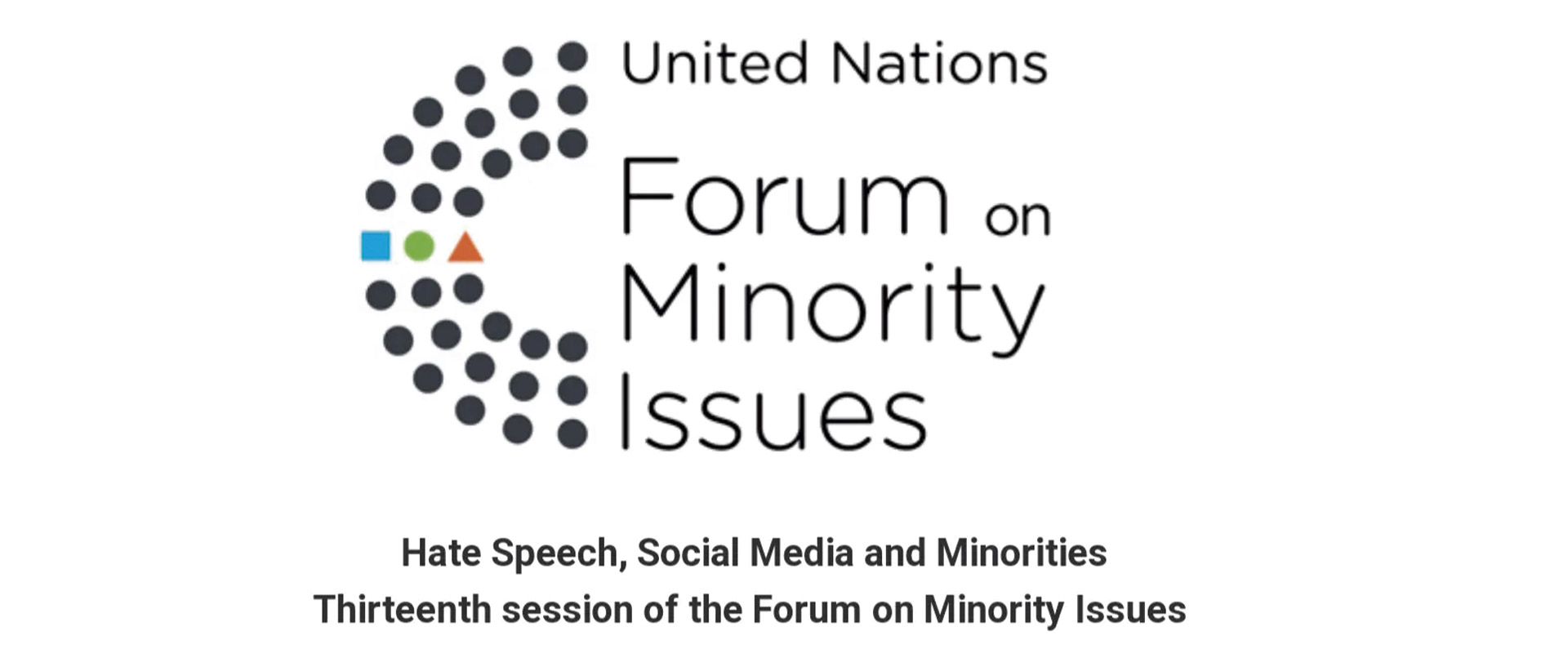 CELE Director, Agustina Del Campo, presentation on the UN Forum on Minority Issues, Nov.19 &20